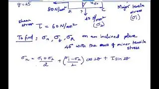 8.2  problems in normal and tangential stress