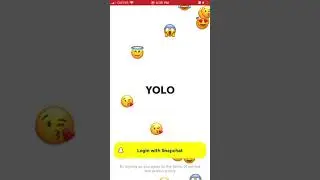 How to log in to YOLO app with Snapchat?