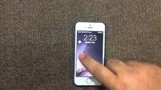 iPhone 5s Screen flashes ON then quickly OFF by Locking Phone
