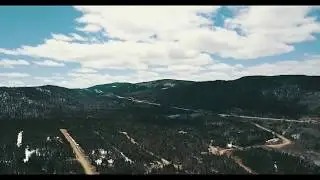 Drone Quebec view Mountains