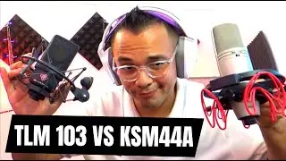 TLM 103 VS SHURE KSM44 A | FERCONECTA | LOS COMANDANTES !!