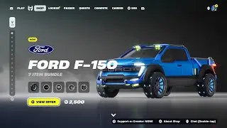 *NEW* Ford F-150! (Fortnite item shop) (January 29th, 2026)