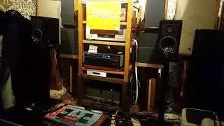 Rogue M150 Luxman CL35mkii Lumin D1 44.1 Elac BS403 with Stand