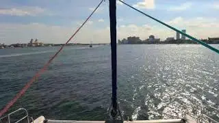 Stuart, Florida down the Intracoastal Waterway to West Palm Beach on SV Konstantina