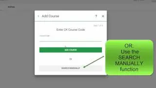 ADDING A COURSE IN COURSEKEY video