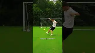 Simple one-touch finishing #soccerplayer
