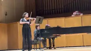 Hindemith Violin Sonata in E major, performed by Ellie Conner, age 16.