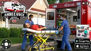 👨&zwj;⚕️AMBULANCE RESCUE SIMULATOR GAME 3D🚑ANDROID GAMEPLAY (PART 1) 🥳