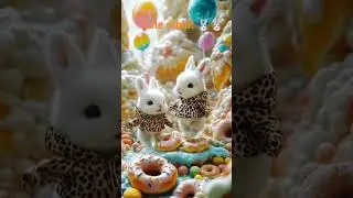 🐰⭐ #cute rabbit#ice cream house 🏠#bite for ice cream rabbit 😀🐰# viral #shorts🐰🏠⭐🙏