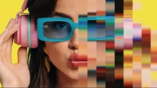 Создавайте эффекты пиксельного градиента и сбоя в Unicorn Studio.