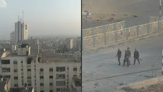 Skyline of Gaza after intense night of raids | AFP