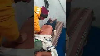 Back pain treatment 😭😔#video#massge