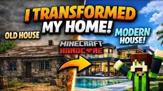 Turning My Starter House into a Modern Base | Minecraft Hardcore S2 Ep-1| Manik Gamerz