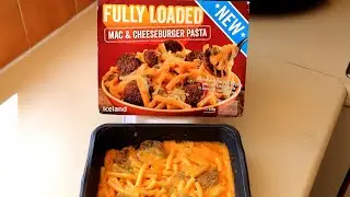Fully Loaded Mac & Cheeseburger Pasta | Iceland | New | Food Review