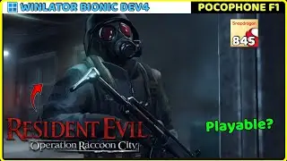 Тестирование игрового процесса RESIDENT EVIL OPERATION RACCOON CITY на POCO F1 Snapdragon 845 | W...