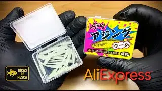 Micro Isca Artificial luminosa para Pesca  Ajing e Ultralight AliExpress #pesca #ultralight