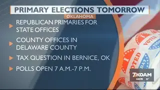 Voters in Oklahoma prepare for primaries