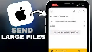 How To Send Large Files Through Email On iPhone in SECONDS!