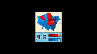 London Mayoral Elections History (by Constituency) #shorts