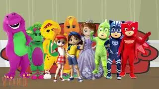 Tj barney and friends TJ's super bowl party part 1