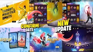 NEXT STEP UP EVENT 🤯🔥 Target Practice Wheel + Soul Land Fist & Emote | Tonight Update Free Fire