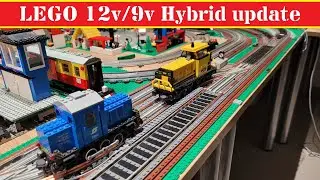 LEGO trains 12v 9v Hybrid Switch-point