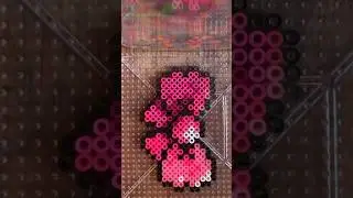 DIY Clothing and Accessories Fuse Bead Easy Craft Ideas Tutorial - Pink Bow! 🎀