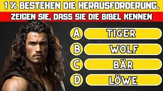 20 BIBELFRAGEN I EINFACH MITTLERE ODER SCHWIERIGE NIVEAU I BIBELTEST 2