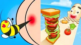 Help Me Tricky Puzzle / Sandwich Runner - Gameplay Walkthrough - All Levels