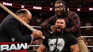 WWE August 25, 2026 Paul Heyman Brutal Attack Bron Breakker & Joins Oba Femi WWE Raw Highlights