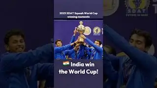 We are World Champion 🏆 🇮🇳 #india  #squash #indiansports