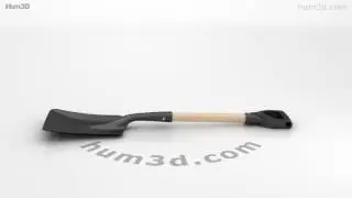 Square Shovel 3D model by 3DModels.org