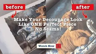 Как плавно переходить от декупажной бумаги к мебели | Мастер-класс Dixie Belle DIY
