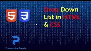 Drop Down List In HTML And Css | Tutorials for Begineers | Source Code in Comments