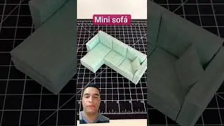 Mini sof&aacute; id&eacute;ias criativas #criatividadeide#brinquedo#ideiasbrilhantes #ideiascriativas