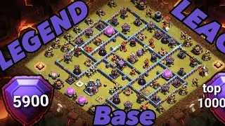 TH15 Legend League Base for pushing to 5900 trophies | Clash of clans