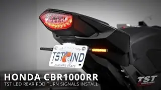 How to install TST LED Pod Turn Signals on a 2017+ Honda CBR1000RR by TST Industries