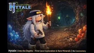 Hytale | Into the Depths &ndash; First Cave Exploration & Rare Minerals | No Commentary