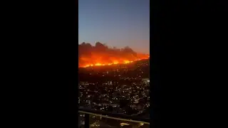 Smoke from deadly fires overtakes neighborhoods around Los Angeles #Shorts