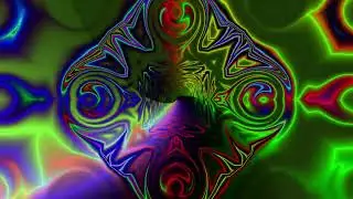 Abstract video synthesis loop 4K 60fps 240secs 1VRc 005