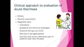 Acute infectious diarrhea - Dr / Mona Mohamed Abdelrahman