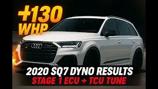 2020 SQ7 STAGE 1 DYNO+1/4 MILE