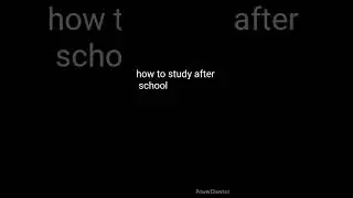 How to study after school #study #studymotivation #studytips
