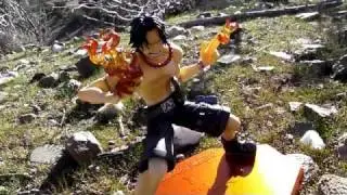 ONE PIECE   EXCELLET MODEL P.O.P NEO DX PORTGAS D. ACE  BY MEGAHOUSE