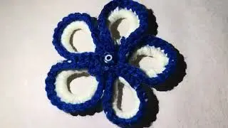 Easy flower tutorial🌸#keşfet #crochet #explore #diy #youtube #handmade 