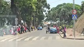 Entrada  em Bissau pela Amura