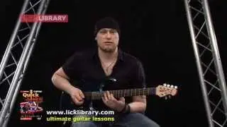 Dimebag Darrell Style Guitar Lick Lesson | Quick Licks DVD Sample Andy James