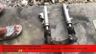 PAINT REMOVER.BUANG CAT LAMA FORK VR125 SUZUKI