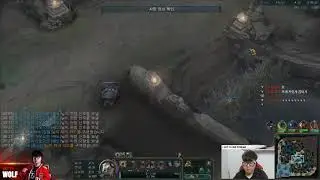 SKT Wolf stream Alistar, KDA 2/6/3, May 14, 2018