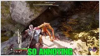 Ormstunga Boss Fight - So Annoying To Catch Him - God Of War Ragnarok - PS5 Gameplay